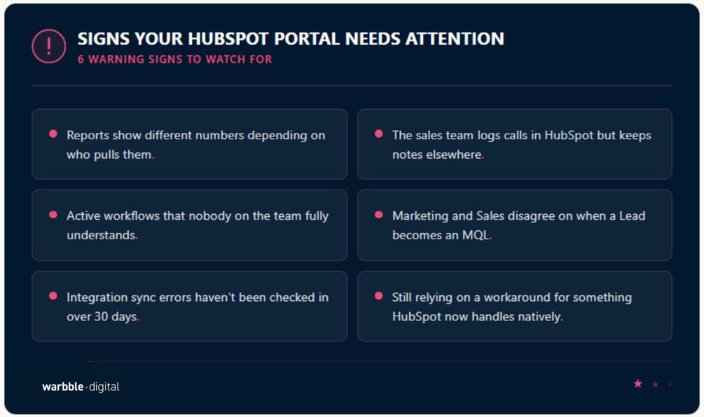 why is my HubSpot not working
